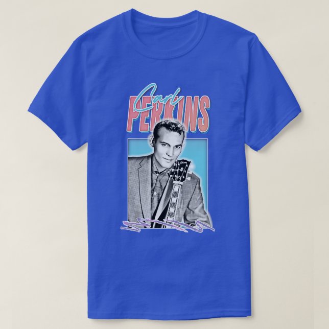 l Perkins Sten Roll Fläkt Design T Shirt (Design framsida)