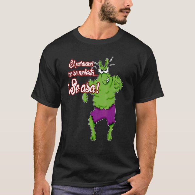 l peruano no se molesta se asa peruvian slang cool t shirt (Framsida)