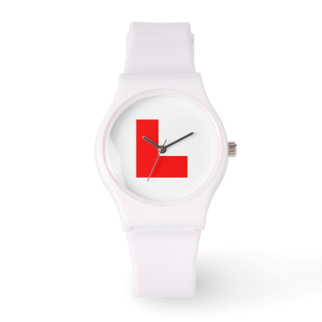 L-Plate Learning Driver / Bachelorette Hen Natt Armbandsur (Framsida)