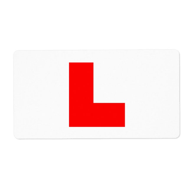 L-Plate Learning Driver / Bachelorette Hen Natt Fraktsedel (Framsidan)