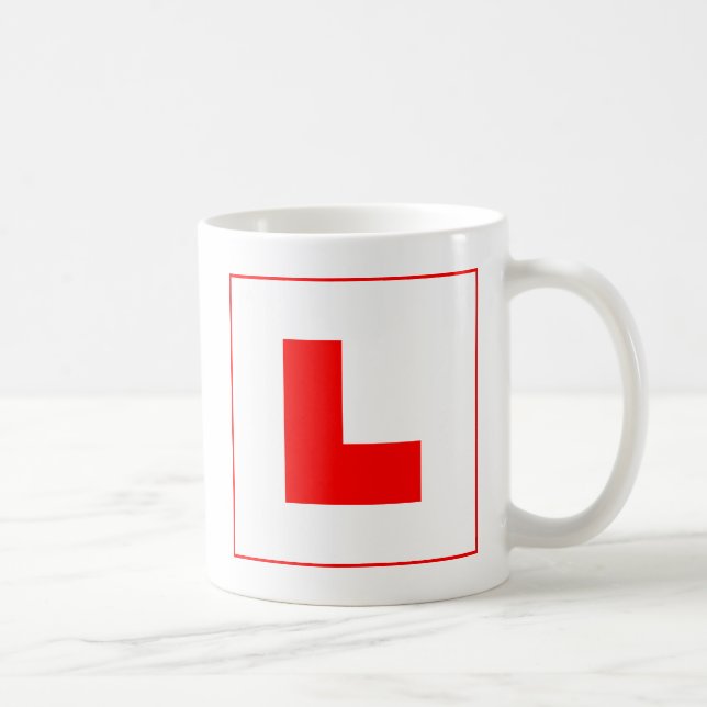 L-Plate Learning Driver / Bachelorette Hen Natt Kaffemugg (Höger)