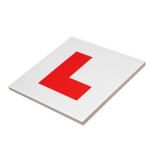 L-Plate Learning Driver / Bachelorette Hen Natt Kakelplatta