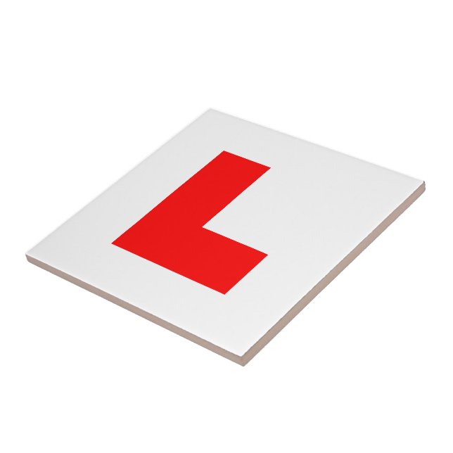 L-Plate Learning Driver / Bachelorette Hen Natt Kakelplatta (Sidan)