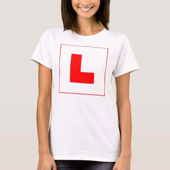 L-Plate Learning Driver / Bachelorette Hen Natt Tee (Framsida)