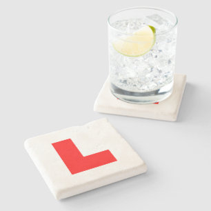 L-Plate Learning Driver / Bachelorette Hen Natt Underlägg Sten