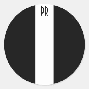 l PR Runt Klistermärke