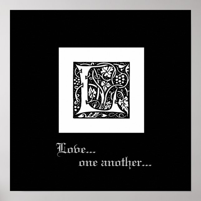 "L" Skriv ut Poster (Framsidan)