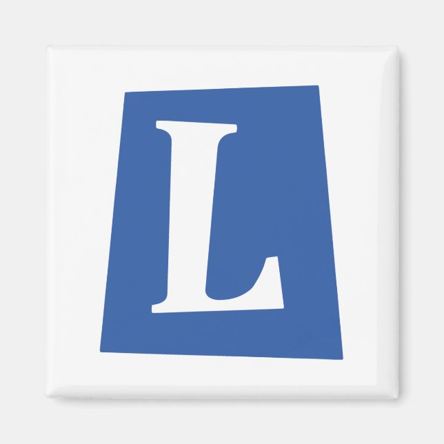 L-tass-VE Retro L Magnet (Framsidan)