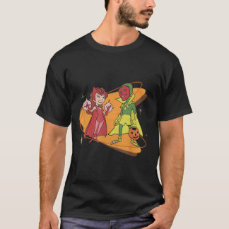 l WandaVision Scarlet Witch Vision Retro 50s T Shirt