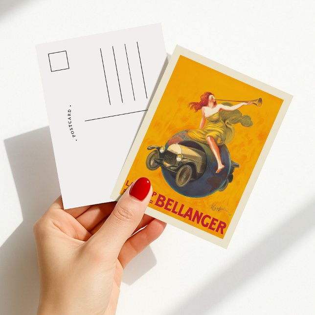 La 15hp Bellanger | Leonetto Cappiello Vykort (Skapare uppladdad)