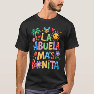 La Abuela Más Bonita Mamma Cute Abuela Grandma Mot T Shirt