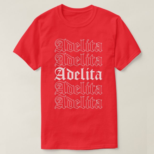 La Adelita Goth Mexican Soldier Adelita Gift2 T Shirt (Design framsida)