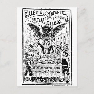La Almoned del Diablo av José Guadalupe Vykort