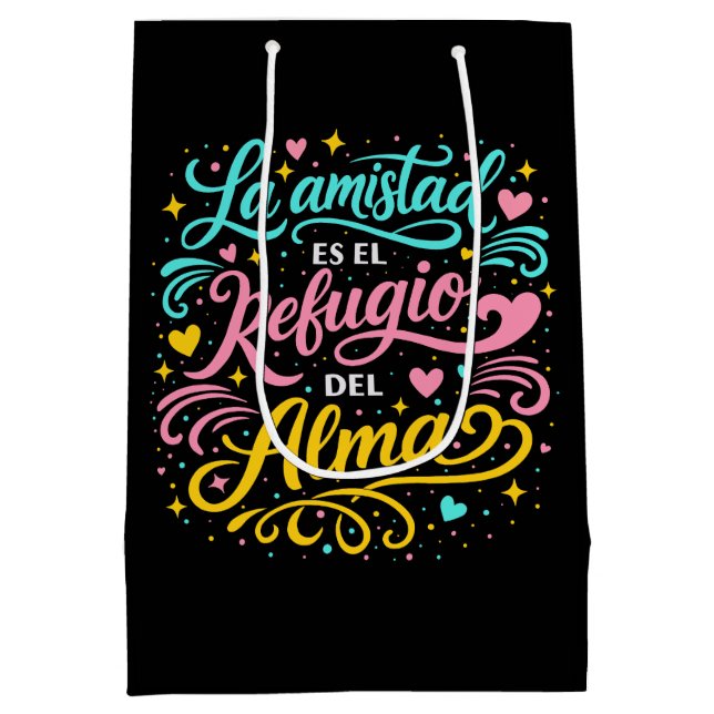 La amistad es el refugio del alma (Baksidan)