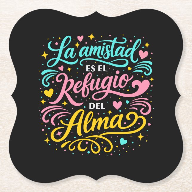 La amistad es el refugio del alma underlägg papper (Framsida)