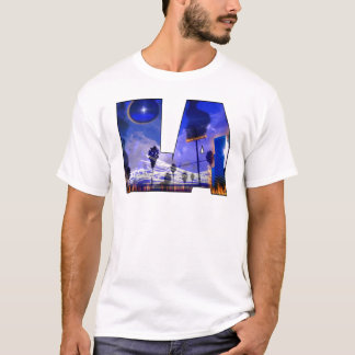 LA är den brinna t-skjortan för graffittihip T Shirt