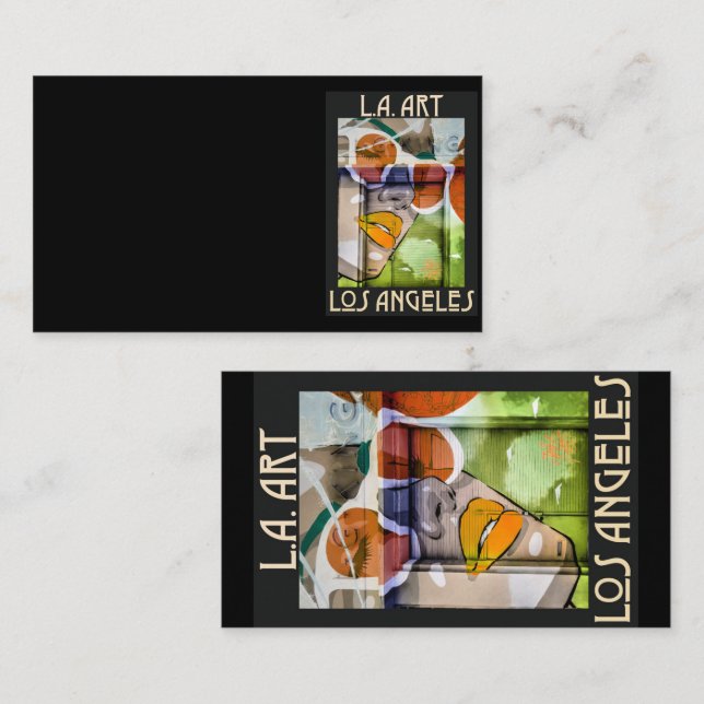 LA Art2-Affärskort Visitkort (Fram/baksida)