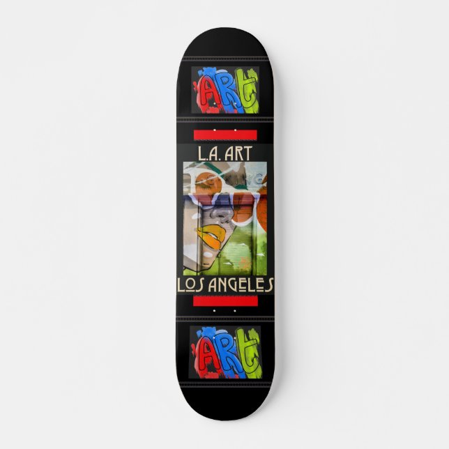 LA Art2-Skateboard Mini Skateboard Bräda 18,5 Cm (Framsida)