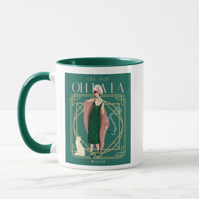 La Art Deco Mugg (Vänster)