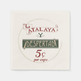 La Atalaya Despertad 5 cent Pappersservett