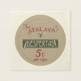 La Atalaya Despertad 5 cent Pappersservett