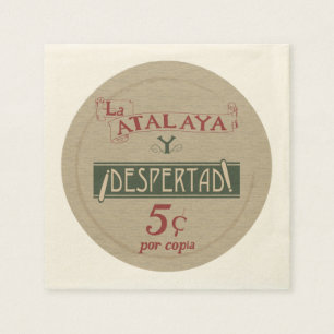 La Atalaya Despertad 5 cent Pappersservett