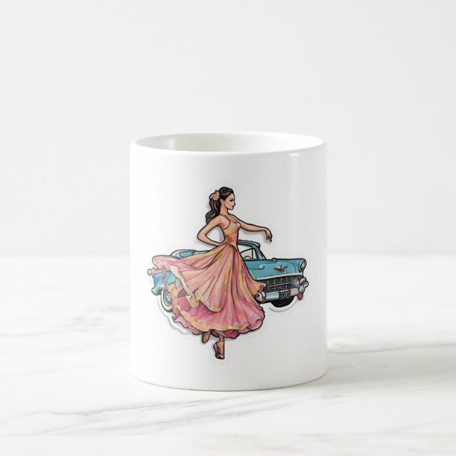 la bailarina y su coche kaffemugg (Center)