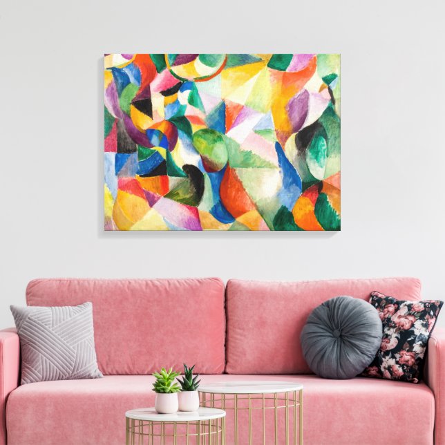 La Bal Bullier | Sonia Delaunay | Canvastryck (Insitu (Vardagsrum))