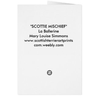 LA BALLERINE HÄLSNINGSKORT