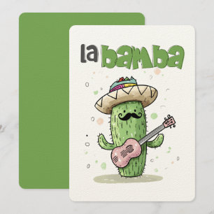 La Bamba Cactus Jam – En Cinco de Mayo-festmusik Inbjudningar