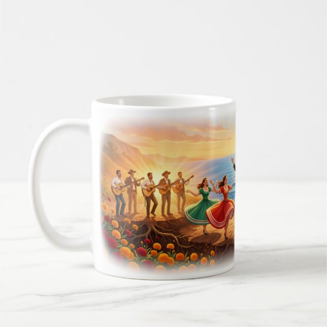 La Bamba Sunset Coastal Fiesta Dans MuggLa Bamba S Kaffemugg (Vänster)