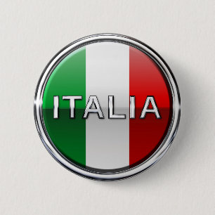 La Bandiera - den italienska flagga Knapp