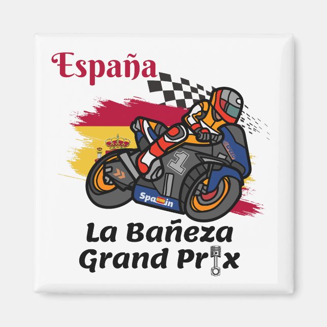 La Bañeza Grand Prix. Magnet (Framsidan)