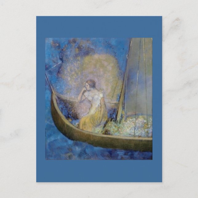 La barque Carte postale Vykort (Framsida)