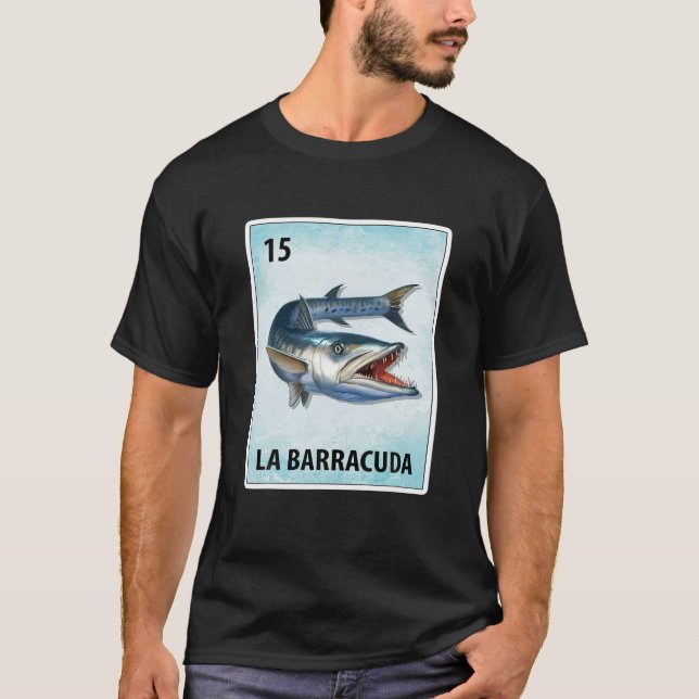 La Barracuda Mexican Barracuda Cards T Shirt (Framsida)