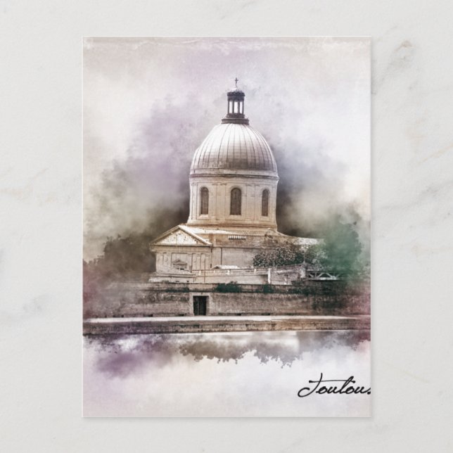 La Basilique Saint-Pierre de Toulouse. Vykort (Framsida)