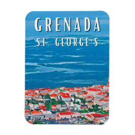 La beauté tropicale de Grenade à Saint George's Magnet