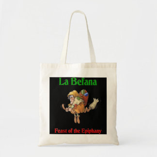 La Befana-festen Epiphany Raglan Baseball Te Tygkasse