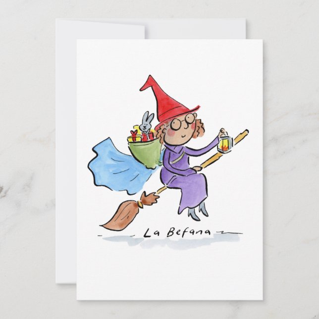La Befana Inbjudningar (Framsida)