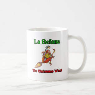 La Befana julhäxan. Kaffemugg