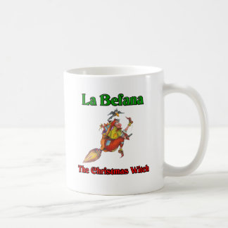 La Befana julhäxan. Kaffemugg