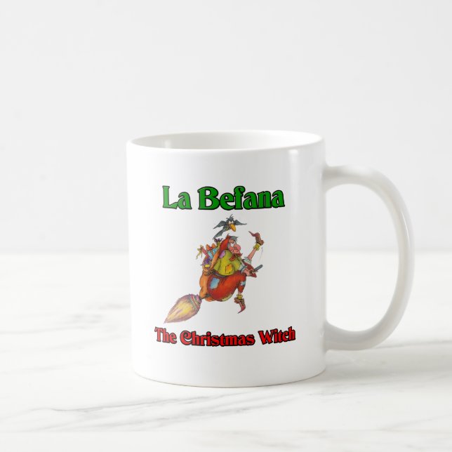 La Befana julhäxan. Kaffemugg (Höger)
