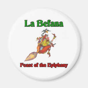 La Befana (julklapp) Epiphany-festivalen Magnet