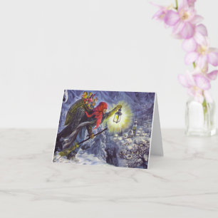 La Befana-kort italiensk text Kort