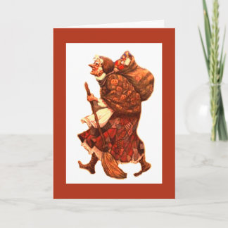 La Befana - lycklig jul/Epiphany Helgkort