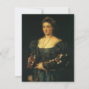 La Bella, hertiginna av Urbino av Titian