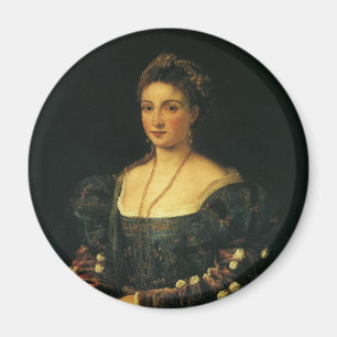 La Bella, hertiginna av Urbino av Titian Magnet