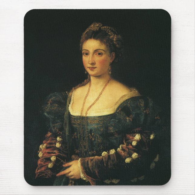La Bella, hertiginnan Urbino av titian Musmatta (Framsidan)