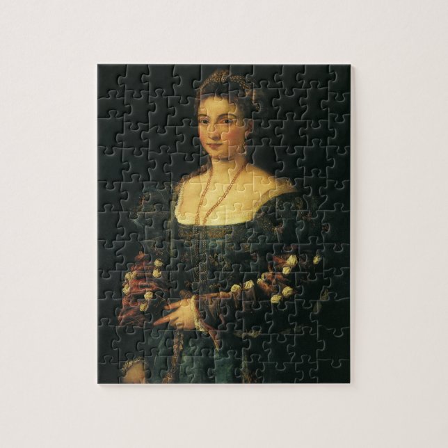 La Bella, hertiginnan Urbino av titian Pussel (Vertikal)