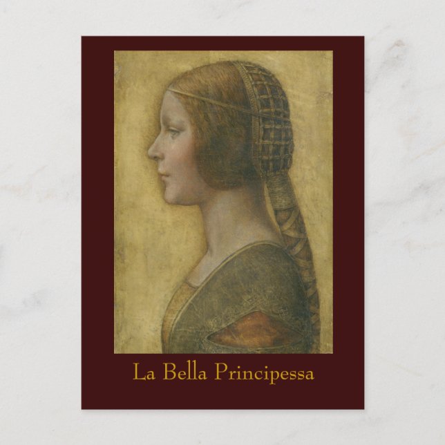 La Bella Principessa Postcard Vykort (Framsida)